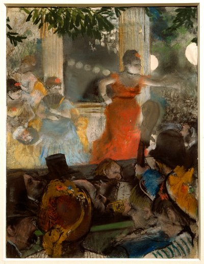 Le cafe concert, à ambassadeurs door Edgar Degas