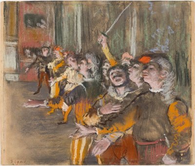 Les Choristes door Edgar Degas