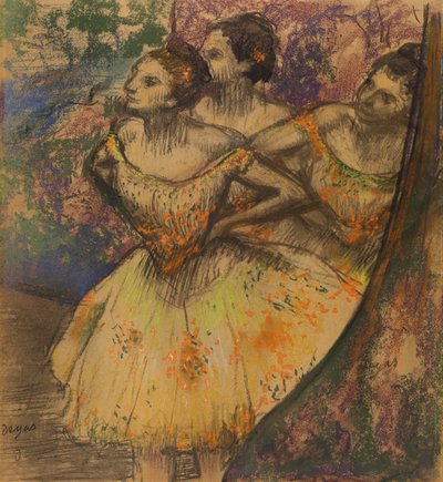 Les Trois Danseuses, ca. 1896-1905 door Edgar Degas