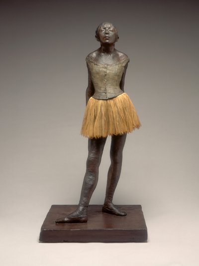 Kleine danseres van veertien, gipsafgietsel mogelijk 1920-1921, naar origineel wasmodel 1878-1881 door Edgar Degas