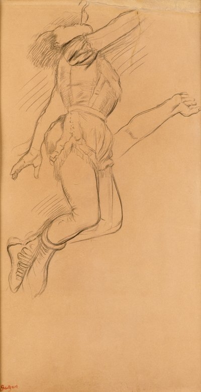Mademoiselle La La in het Circus Fernando door Edgar Degas