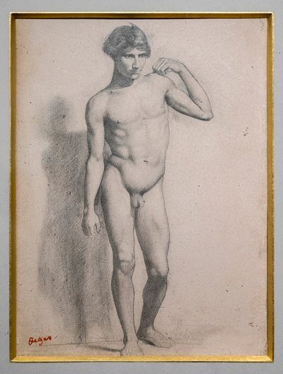 Man die opstaat door Edgar Degas