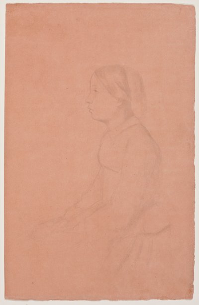 Marguerite de Gas, 1853-54 door Edgar Degas
