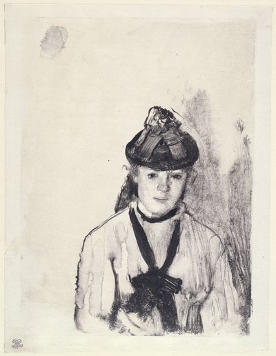 Portret van Ellen Andrée door Edgar Degas