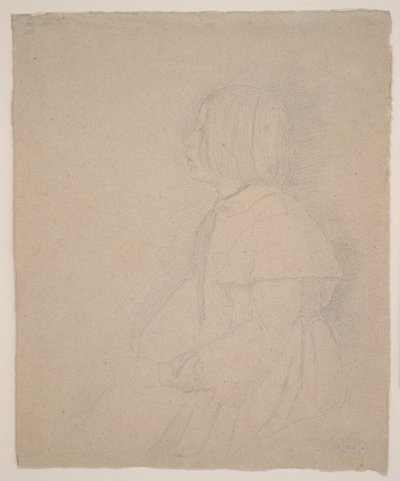 Portret van Giulia Bellelli, 1858-9 door Edgar Degas