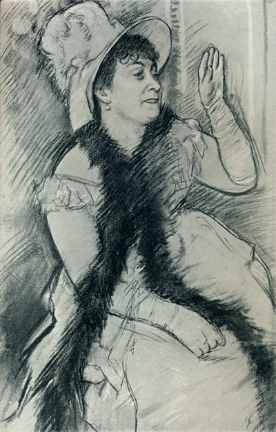 Portret van Madame X, 19e eeuw door Edgar Degas