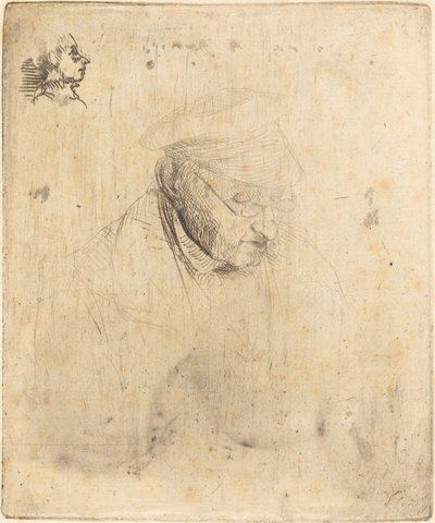René-Hilaire de Gas, grootvader van de kunstenaar. door Edgar Degas