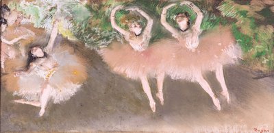 Balletscène, ca. 1879 door Edgar Degas