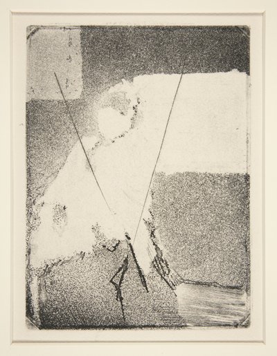 Zittende Vrouw met Hoed en Sjaal, ca. 1879 door Edgar Degas