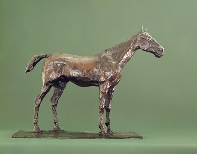 Staand paard door Edgar Degas
