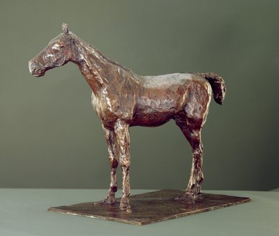 Staand Paard (brons) door Edgar Degas