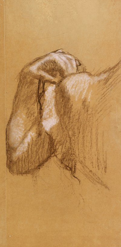 Studie van een arm door Edgar Degas