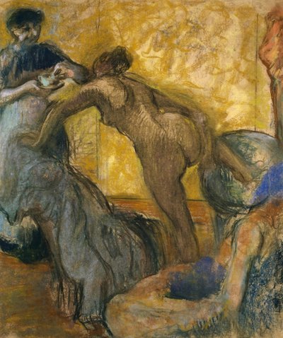 De Beker Warme Chocolade door Edgar Degas