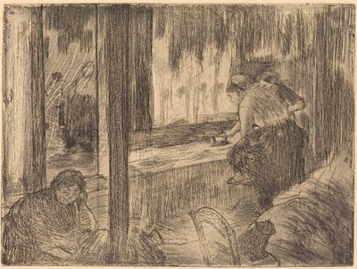 De Wasvrouwen door Edgar Degas