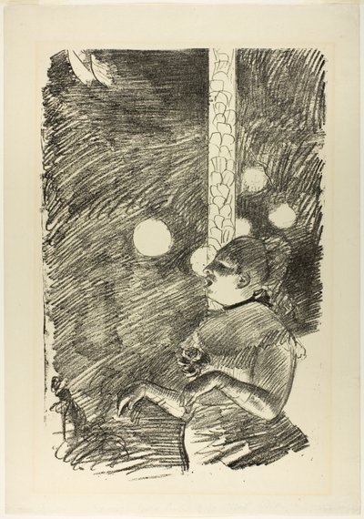 Het lied van de hond door Edgar Degas