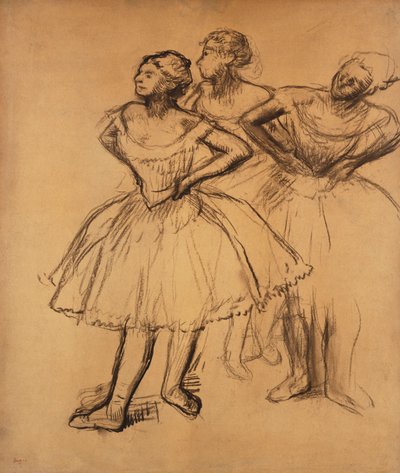 Drie Dansers door Edgar Degas