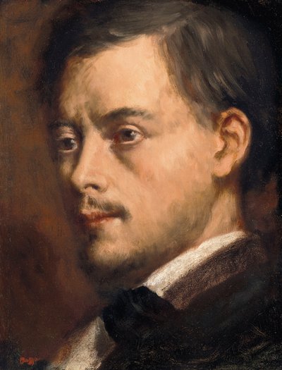 Hoofd van de man door Edgar Degas