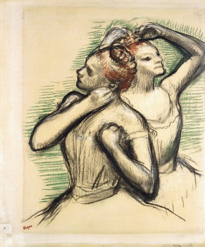 Twee dansers, ca. 1897 door Edgar Degas
