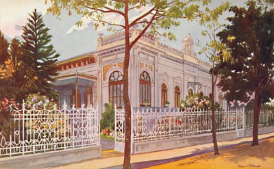 Vilino Nair, residentie van admiraal Baron de Teffé von Hoonholtz, Petropolis, 1914 door Edgar L. Pattison