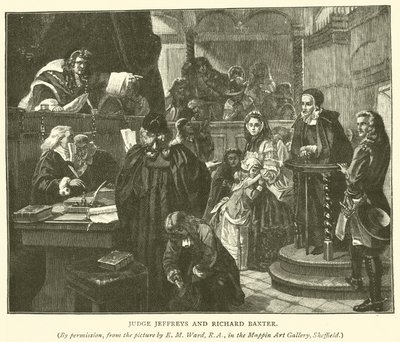 Rechter Jeffreys en Richard Baxter door Edgar Melville Ward