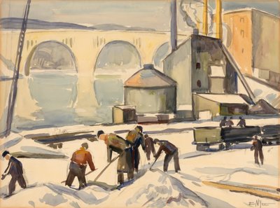 C.W.A.-medewerker bij Key Bridge door Edgar Nye