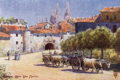 Noord-Spanje: Burgos, Arco San Martin door Edgar T. A. Wigram