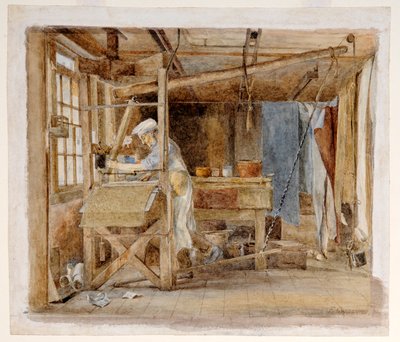 Blokdruk bij Jeffrey en Co., Liverpool Road, Islington, Londen, c.1880 door Edith Capper