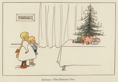 Duitsland, de kerstboom door Edith Farmiloe