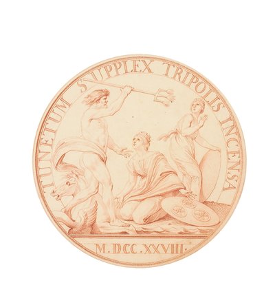 Bombardement van Tripoli en Onderwerping van deze Regio en die van Algiers, 1728 door Edmé Bouchardon