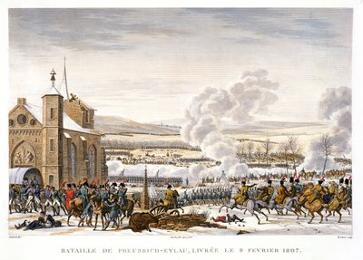 De Slag bij Eylau, Duitsland, 9 februari 1807 door Edme Bovinet