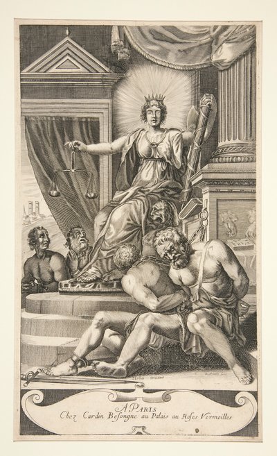 Gerechtigheid door Edme de Boulonois