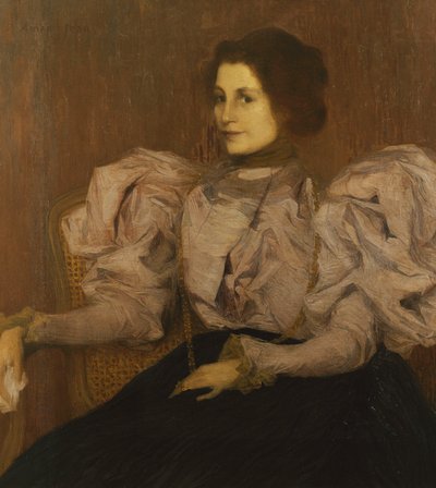 Portret van Madame Besnard door Edmond François Aman Jean