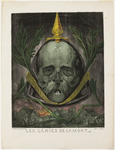 Bismarck, uit De genieën van de dood door Edmond Guilliaume