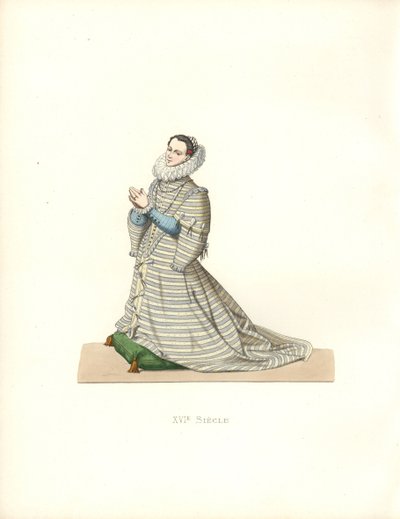 Aartshertogin Isabel Clara Eugenia (1566-1633) door Edmond Lechevallier Chevignard