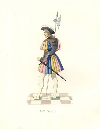 Lijfwacht van Frans I door Edmond Lechevallier Chevignard