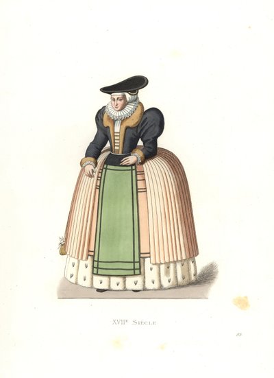 Vrouw uit de Elzas door Edmond Lechevallier Chevignard