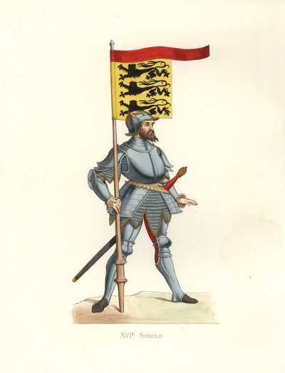Engelse man van wapens door Edmond Lechevallier Chevignard