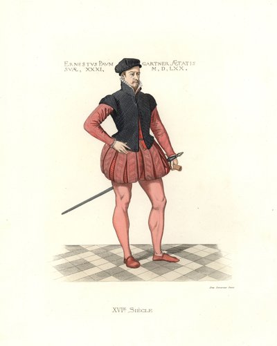 Ernest Baumgartner door Edmond Lechevallier Chevignard