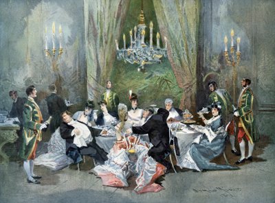 Le Reveillon - vaudeville toneelstuk geschreven door Henry Meilhac en Ludovic Halevy door Edmond Morin