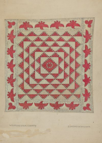 Patchwork Quilt door Edmond W. Brown