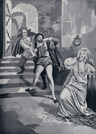 Illustratie voor Goethes Faust door Edmund Bruning
