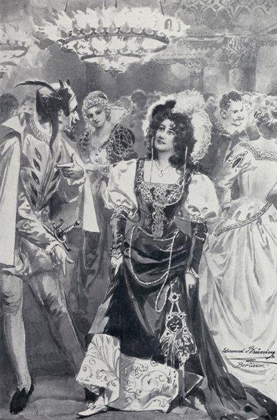 Illustratie voor Goethes Faust door Edmund Bruning