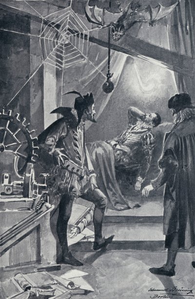 Illustratie voor Goethes Faust door Edmund Bruning