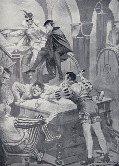 Illustratie voor Goethes Faust door Edmund Bruning