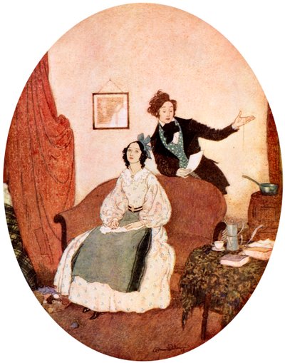Het is Lisette die ik Aanbid, en met Reden Meer en Meer, ca. 1900-1950 door Edmund Dulac