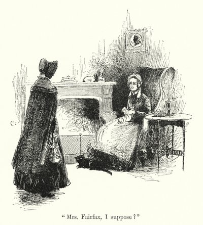 Illustratie voor Jane Eyre door Charlotte Bronte door Edmund Henry Garrett