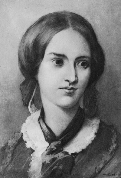 Portret van Charlotte Bronte door Edmund Henry Garrett