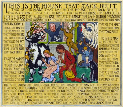 Het huis dat Jack bouwde, ca. 1935 door Edmund Hunter