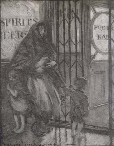 De taverne deur, Bibbys Jaarboek door Edmund Joseph (after) Sullivan