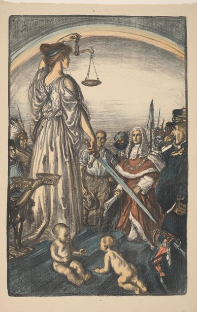 Reign of Justice door Edmund Joseph Sullivan